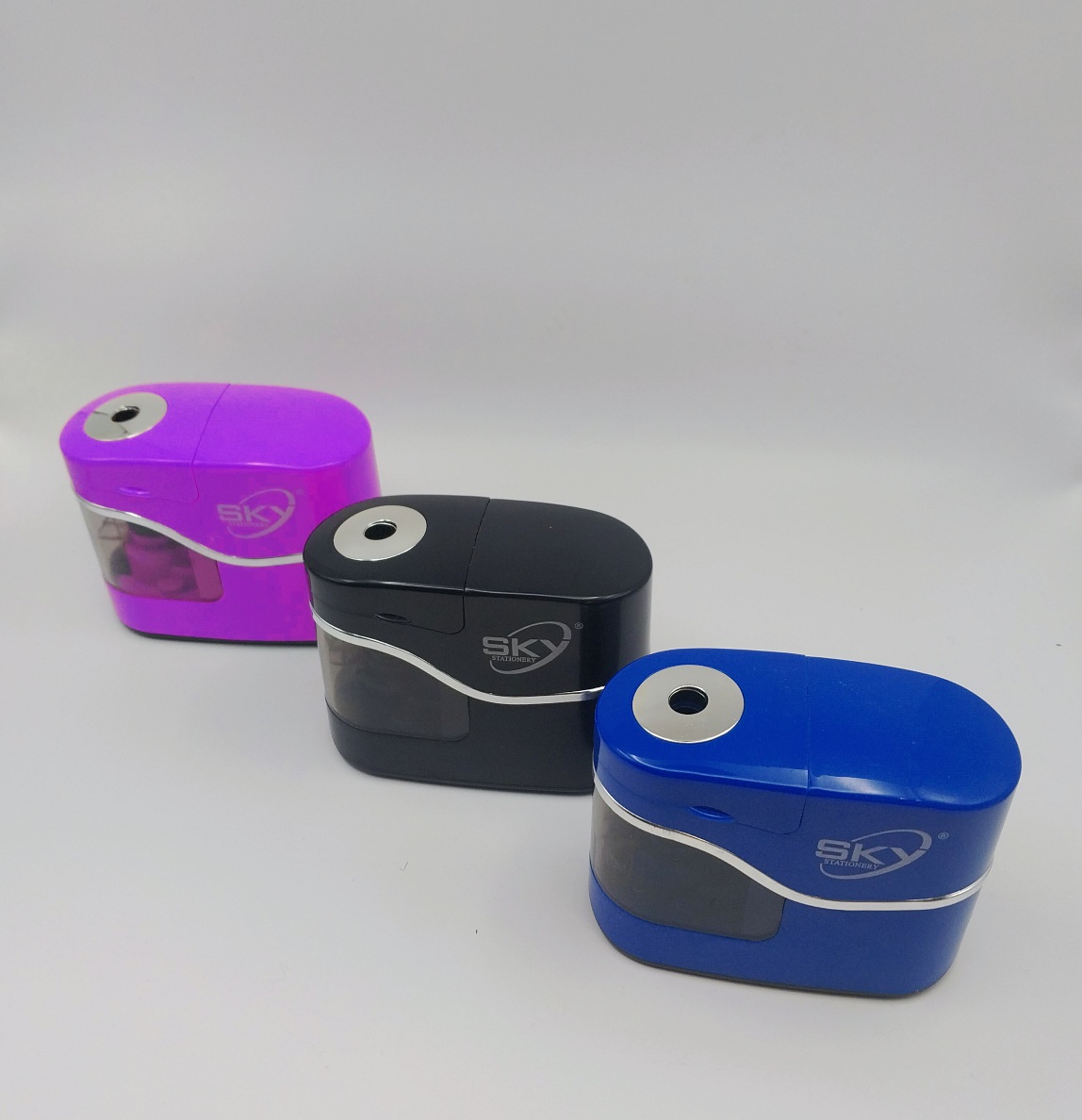 تراش رومیزی باتری خور sky